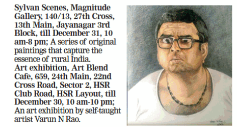 22nd December in Bangalore Times