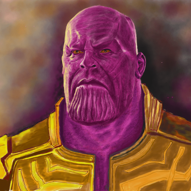 Digital iPad 2018 Portrait - Thanos