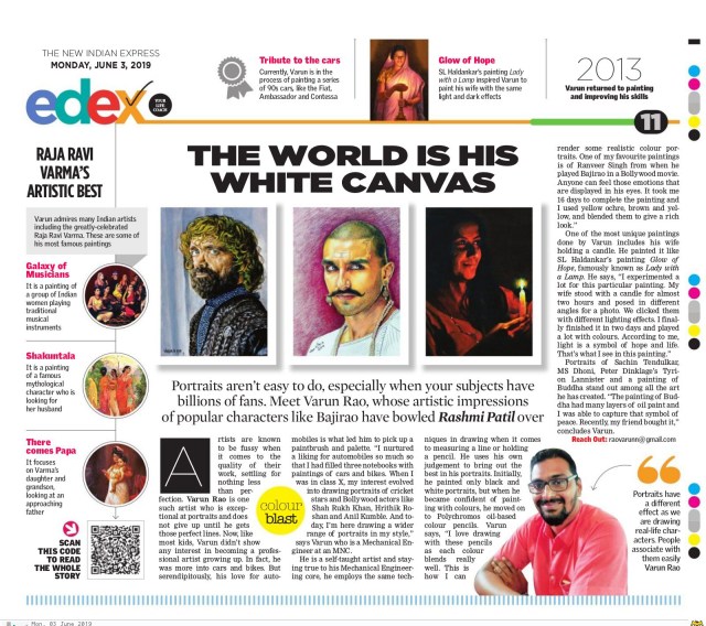 Article in Indian Express&nbsp;EDEX